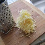 12 Grate 150g of cheese and add to flour/dripping mix