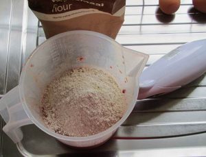 Add flour to recipe