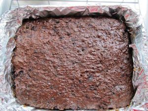 Liver cake just out of the oven!