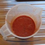 Liver cake blended
