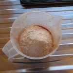 Add flour to liver cake recipe