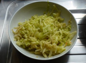grated apple grated apple