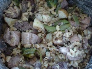 homemade dog food cooked