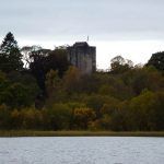 Mugdock castle as seen from Mugdock Loch