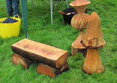 homemade childrens bench