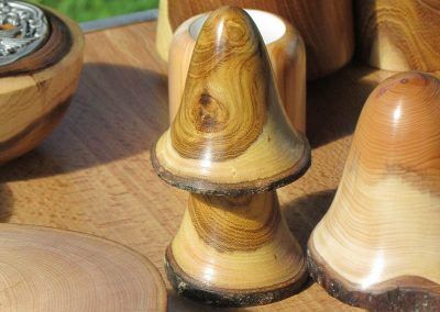 Wood turned mushroom