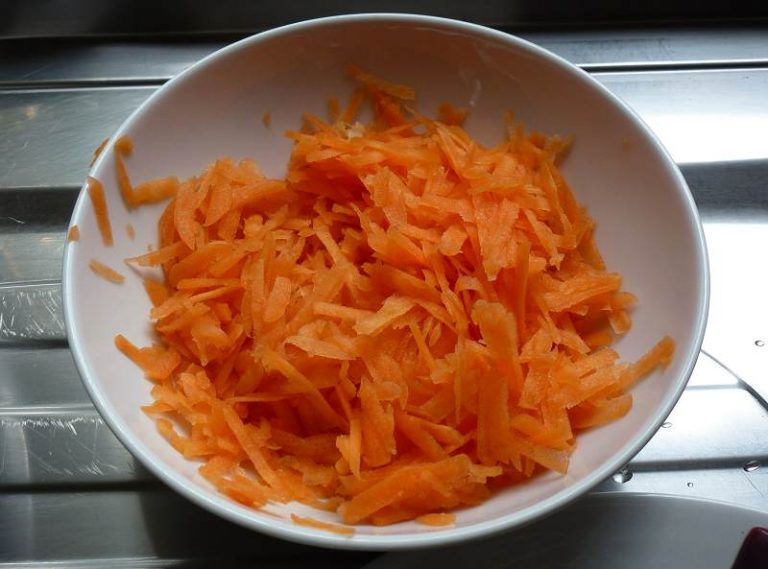 grated carrot