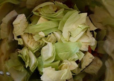 add whole cabbage