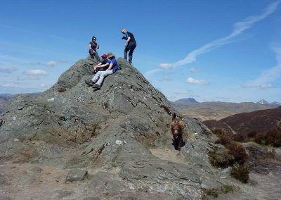 The top of ben a'an