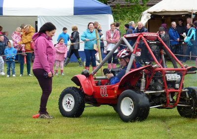 Jez Avery in buggy