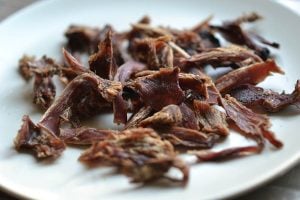 dehydrated rabbit jerky