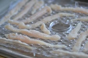 sea bass strips