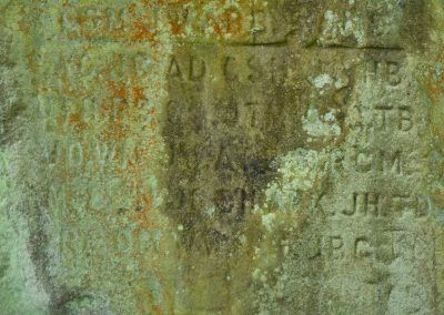 engraving on cumbrae standing stone