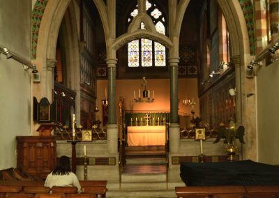 inside the Cathedral of The Isles