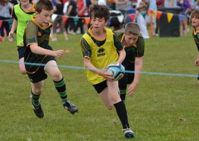 childrens rugby display