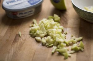 diced apple