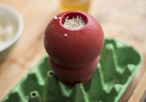 kong filled with rice