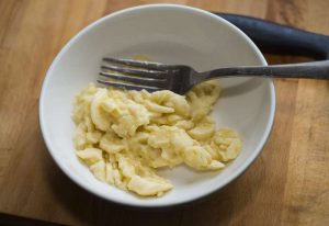 mashed banana