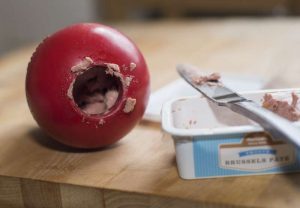 pate spread inside kong