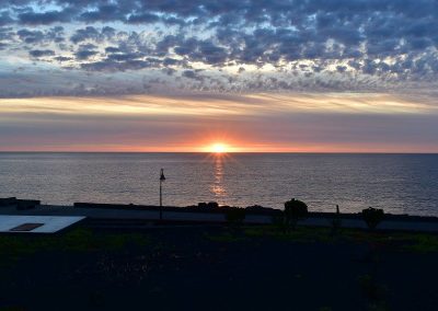 gorgeous sunrise in lanzarote
