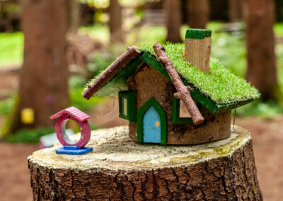 a fairy house in finlaystone