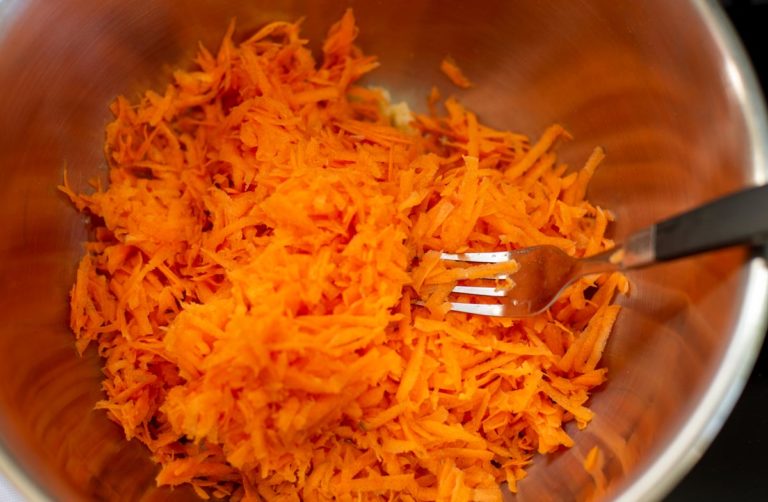 add carrots to bowl