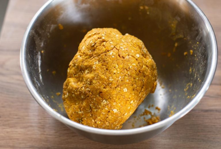 dog biscuit dough ball