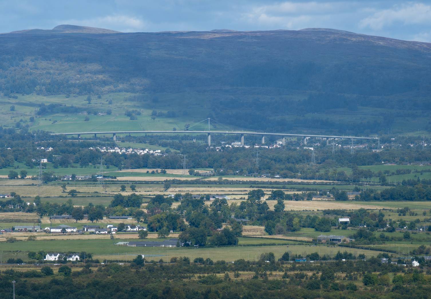 erskine bridge as seen from the glennifer braes erskine bridge as seen from the glennifer braes