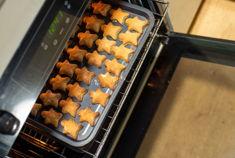 cooked dog biscuits