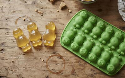 jelly babies for dogs jelly babies for dogs lying on an old kitchen worktop