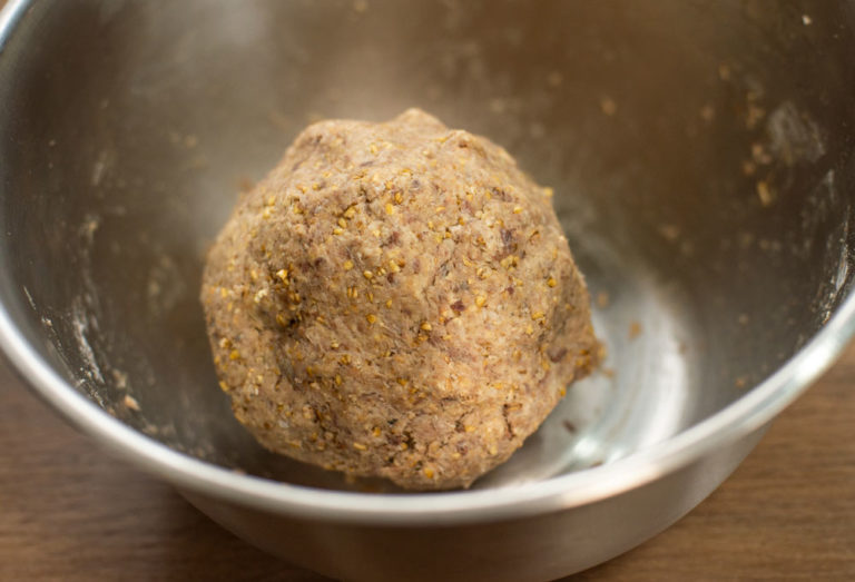 sardine oatcake dough ball