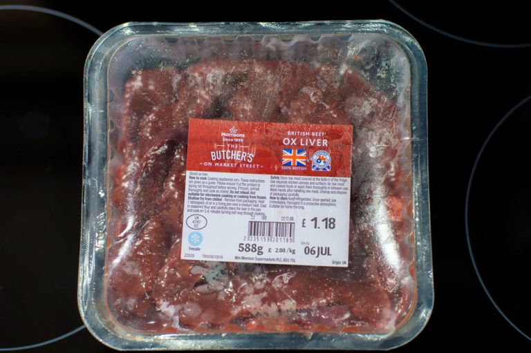 packet of liver