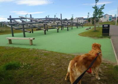Playpark at the North side of Central Park